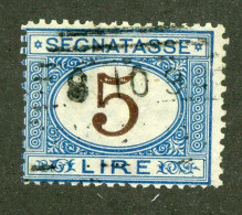990 Italy 1870 Scott #J17 Used (Lower Bids 20% Off) - Taxe