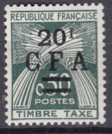 Reunion 1962 Timbres-taxe Mi#45 Mint Never Hinged - Ongebruikt