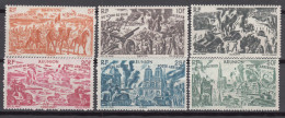 Reunion 1946 Mi#303-308 Mint Hinged - Nuovi