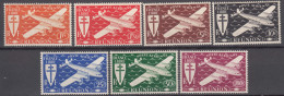 Reunion 1944 Mi#285-291 Mint Hinged - Unused Stamps