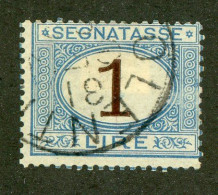 1010 Italy 1870 Scott #J13 Used (Lower Bids 20% Off) - Postage Due