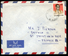 Marcophilie - Lettre Du ZAIRE - Cad GOMA 1975 - Brieven En Documenten