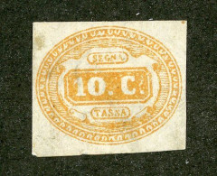 1024 Italy 1863 Scott #J1 No Gum (Lower Bids 20% Off) - Portomarken