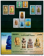 EGYPT / 2010-2015 / THE CURRENT REGULAR SET TO DATE + OFFICIAL BULLETINS / ARCHEOLOGY / EGYPT ANTIQUITY / MNH / VF - Unused Stamps