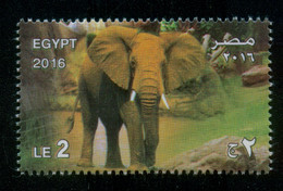 EGYPT / 2016 / GIZA ZOO ; 125 YEARS / ANIMALS / ELEPHANT / MNH / VF - Ungebraucht