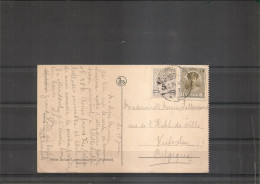 Luxembourg ( CP De 1924 De Echternach  Vers La Belgique à Voir) - 1921-27 Charlotte Front Side