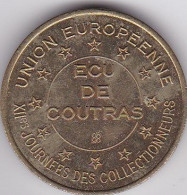 France - Euros Des Villes - 1 Ecu De Coutras (33) - 12-13 Mars 1994 - Euros Des Villes