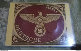 Rare Nazi 43 Birth Anniv. Numismatic Card With A Coin Of Germany Empire. - Non Classés