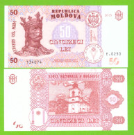 MOLDOVA 50 LEI 2015 P-24b UNC - Moldawien (Moldau)