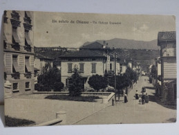 Suisse UN SALUTO DA CHIASSO Via Stefano Franscini 1913 - Chiasso