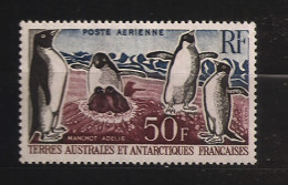 TAAF Terres Australes 1963 N° PA 5 ** Animaux, Manchots Empereurs, Terre Adélie, Poussin, Nid, Œufs Aptenodytes Forsteri - Neufs