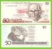 BRAZIL 50 CRUZADOS 1989 P-219a UNC - Brésil