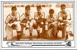 Baseball Howie Pollett Red Munger Murray Dickinson Harry Brecheen Ken Burkhart 1948 St Louis Cardinals - Baseball