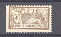 Crète :  Yv   12  * - Unused Stamps