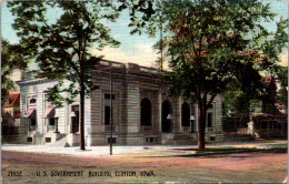 Iowa Clinton U S Government Building 1910 - Sonstige & Ohne Zuordnung