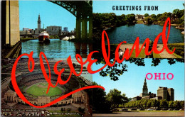 Ohio Greetings From Cleveland With Multi View - Cleveland