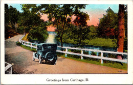 Illinois Greetings From Carthage  - Altri & Non Classificati