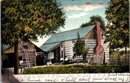 Missouri Log Cabin Built By General U S Grant Near St Louis 1908 - St Louis – Missouri