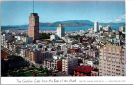 California San Francisco The Golden Gate From The Top Of The Mark Hotel Mark Hopkins - San Francisco