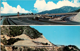 California San Bernardino Mountains Rim O' World Highway Split View - San Bernardino