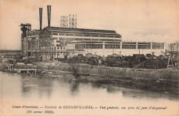 92 - GENNEVILLIERS _S21349_ Union De L'Electricité - Centrale - Vue Générale - Vue Prise Du Pont D'Argenteuil - Gennevilliers