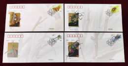 China FDC/2023-15 Insects Of China (II) 4v MNH - 2020-…