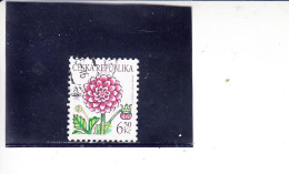 REPUBBLICA CECA  2005  - Fiori - Used Stamps