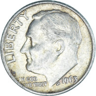 Monnaie, États-Unis, Roosevelt Dime, Dime, 1963, U.S. Mint, Philadelphie, TTB - 1946-...: Roosevelt