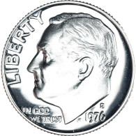 Monnaie, États-Unis, Dime, 1976, San Francisco, FDC.BE, FDC, Cupronickel - 1946-...: Roosevelt