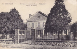 CPA - 27- ACQUIGNY -  Mairie Et L'école - 1 - Acquigny