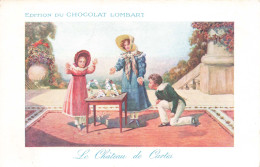 ARTS - Peintures Et Tableaux - Le Château De Cartes - Edition Du Chocolat Lombart - Carte Postale Ancienne - Pittura & Quadri