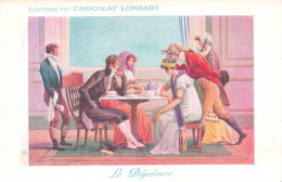 ARTS - Peintures Et Tableaux - Le Déjeuner - Edition Du Chocolat Lombart - Carte Postale Ancienne - Pittura & Quadri
