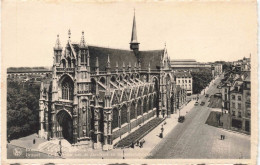 BELGIQUE - Bruxelles - Eglise Notre Dame Du Sablon Et Le Rue De La Régence  - Carte Postale Ancienne - Monumenti, Edifici