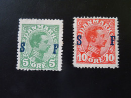 DANEMARK  SERVICE  1917 - Dienstmarken