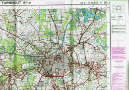 Institut Géographique Militaire Be - "BEERSE-TURNHOUT" - N° 8/7-8 - Edition: 1973 - Echelle 1/25.000 - Cartes Topographiques