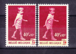 BELGIQUE COB 1262 ** MNH, 2 Couleurs Extrèmes. 1963 (7C331) - 1961-1990