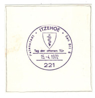 Montierter Stempel 221 Itzehoe 1972 Sanitätsbattaillon - Secourisme