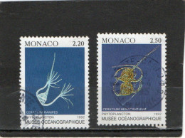 MONACO    1992  Y.T. N° 1850  1851  Oblitéré - Oblitérés