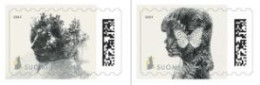 Finland Finnland Finlande 2023 Posti's Art Award Strip Of 2 Stamps Mint - Neufs