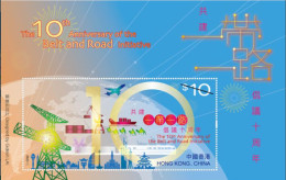 Hong Kong 2023 The 10th Anniversary Of The Belt And Road Initiative Stamp Sheetlet - Nuevos