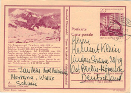 Vorarlberg Au Bregenzerwald Sommer-Kurort Schi-Gebiet - Wiederaufbau - Ganzsache Badgastein 1966 - Géographie