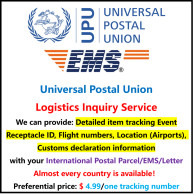 International Postal Parcels/EMS/Letters Logistics Inquiry Service - Autres & Non Classés