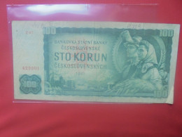 TCHECOSLOVAQUIE 100 KORUN 1961 "Z" Circuler (B.30) - Checoslovaquia