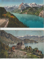 LAC  DES  4  CANTONS  ( VIERWALDSTÄTTERSÉE  )  5 CPA  &4  C P S M  - ( 23 / 9 / 39  ) - St. Anton