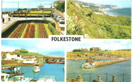 CPSMCarte Postale  Royaume Uni  Folkestone  Multivues  VM71303 - Folkestone