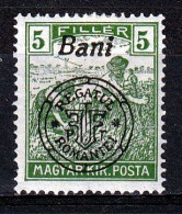 1919 - Romanian Occupation In Hungary  Mi No  28 II  LES SACKER - Bezetting