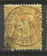 FRANCE N° 92 CACHET CONSTANTINOPLE / Used - Otros & Sin Clasificación