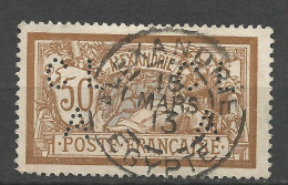 ALEXANDRIE N° 20 Perforé CLA X 2 / Used - Used Stamps