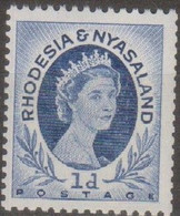 Rhodesia & Nyasaland 1954 MiN°2c Coil 12,5x14 MNH/** Vedere Scansione - Rhodesien & Nyasaland (1954-1963)