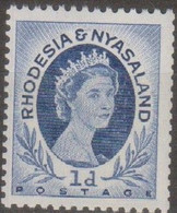 Rhodesia & Nyasaland 1954 MiN°2c Coil 12,5x14 MNH/** Vedere Scansione - Rhodesia & Nyasaland (1954-1963)